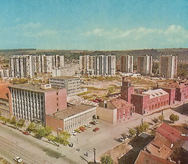 Terajšia Južná trieda pohľad na Hasičské stredisko